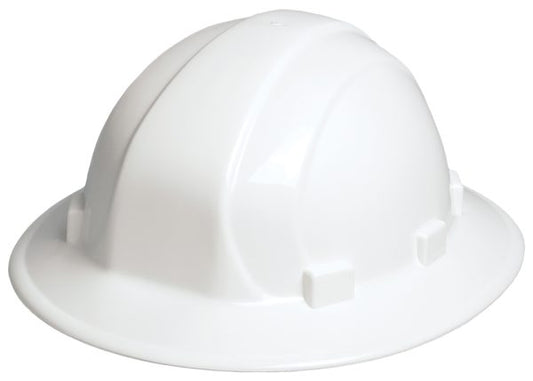 ERB Omega II Full Brim Hard Hat – 6-Point Mega Ratchet Suspension