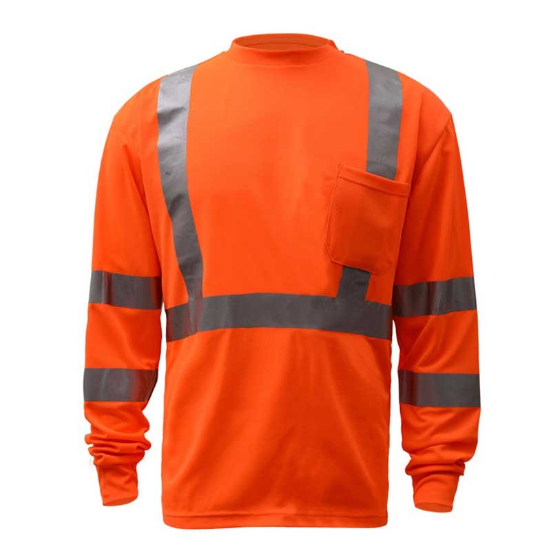 ANSI/ISEA Class 2 Hi-Vis Long Sleeve Birdseye Mesh T-Shirt