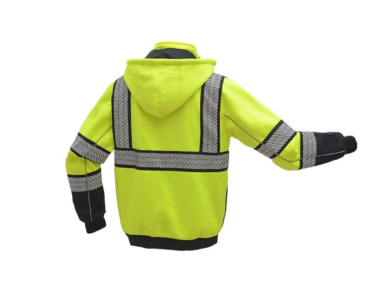 GSS Onyx Class 3 High-Visibility Winter Sweatshirt with Fabric Protection