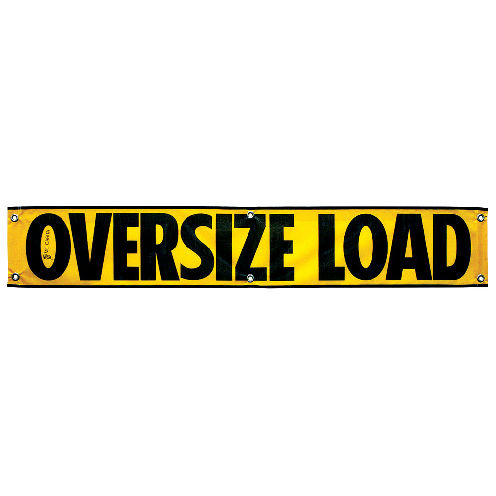 Oversize Load Banner – 12" x 72" Mesh