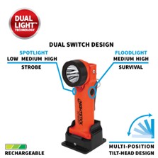 Nightstick Intrinsically Safe Multi-Function Dual Angle Light – Red
