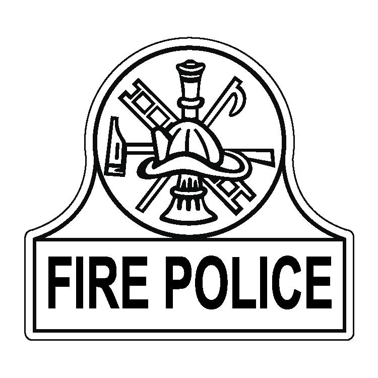 Fire/Police Helmet Front Sticker – Reflective First Responder Decal