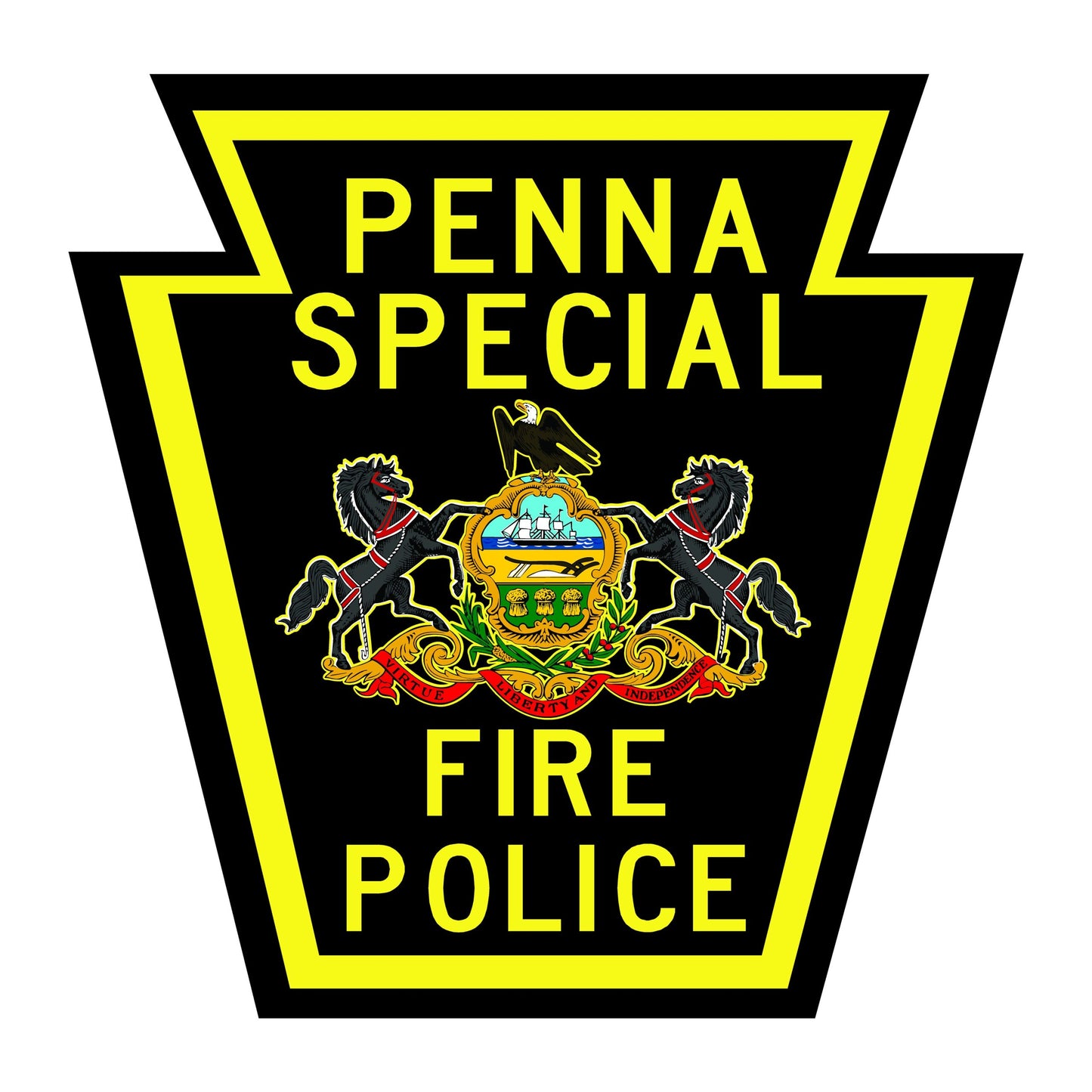 Keystone Penna Special Fire/Police Reflective Magnets – Set of 2