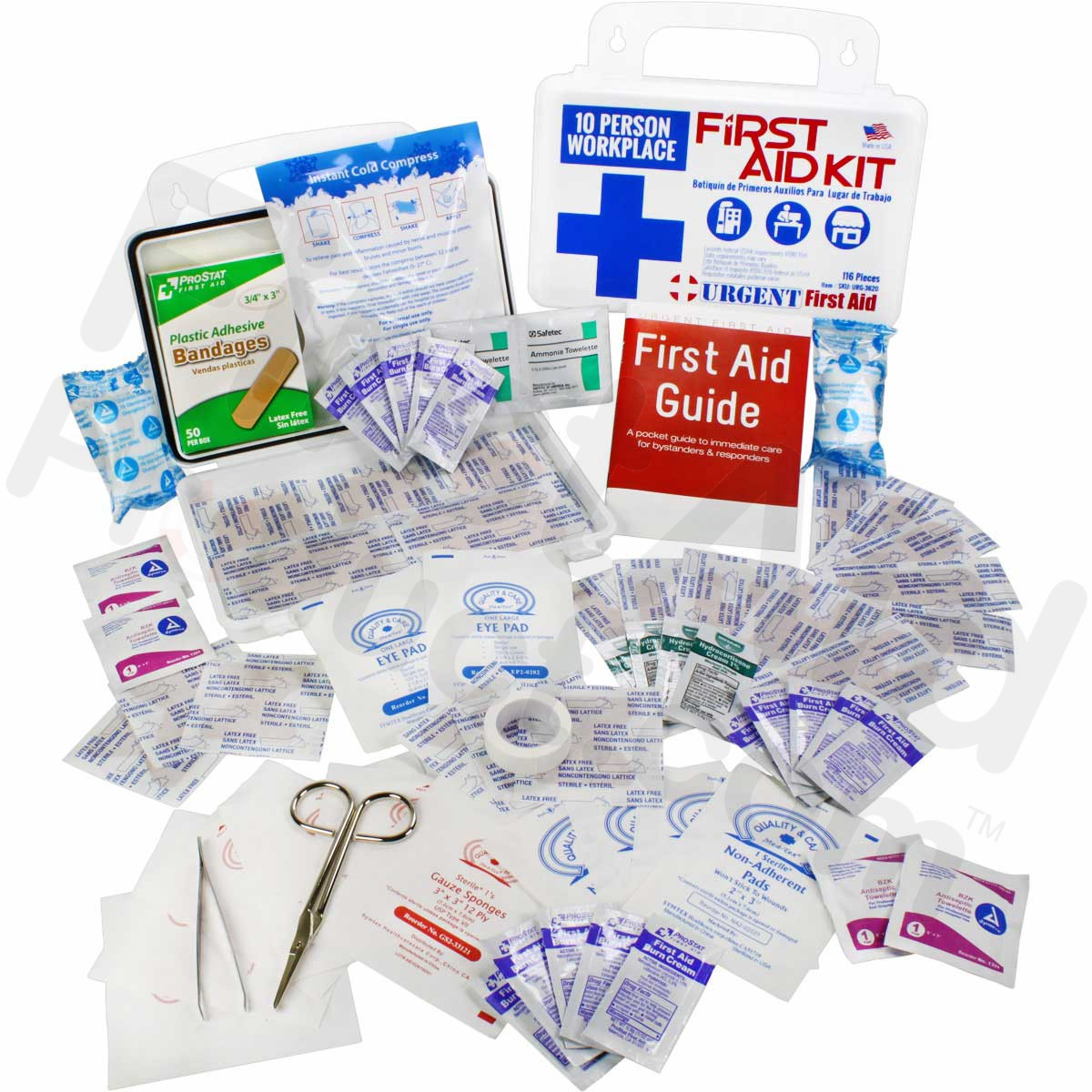 10-Person 116-Piece Workplace First Aid Kit