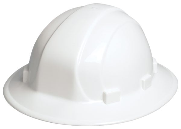 ERB Omega II Full Brim Hard Hat – 6-Point Mega Ratchet Suspension