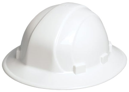 ERB Omega II Full Brim Hard Hat – 6-Point Mega Ratchet Suspension