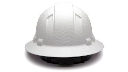 Ridgeline Hydro-Dipped Full Brim Hard Hat – White Graphite Pattern