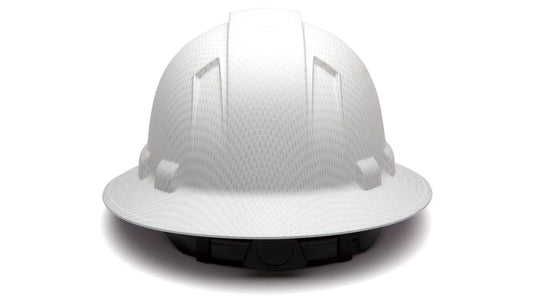 Ridgeline Hydro-Dipped Full Brim Hard Hat – White Graphite Pattern