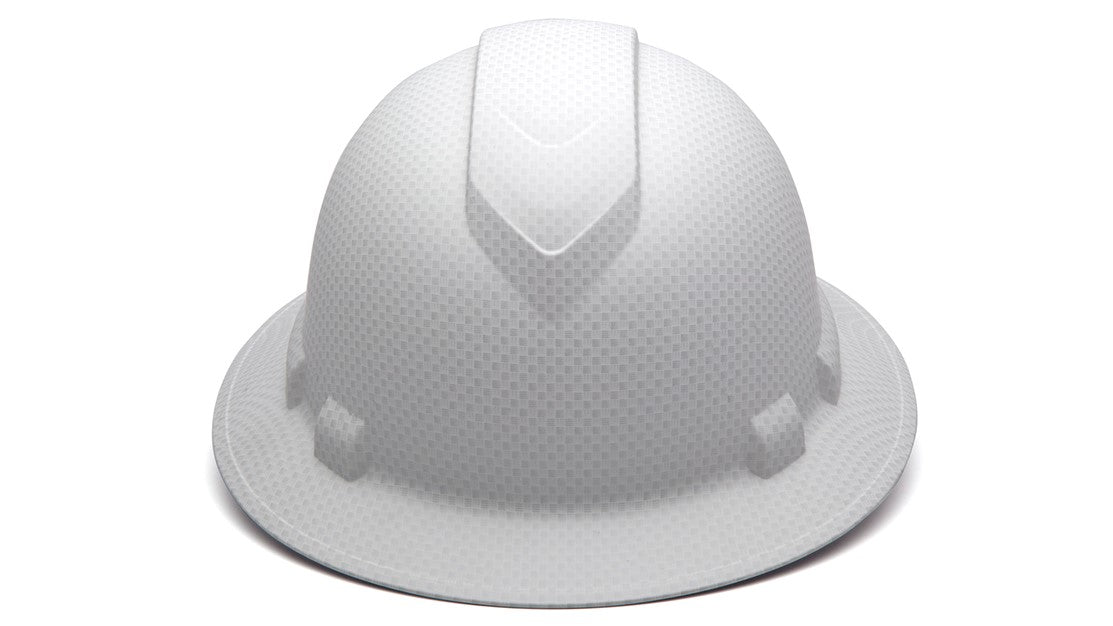 Ridgeline Hydro-Dipped Full Brim Hard Hat – White Graphite Pattern