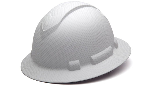 Ridgeline Hydro-Dipped Full Brim Hard Hat – White Graphite Pattern