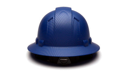 Ridgeline Hydro-Dipped Full Brim Hard Hat – Matte Blue Graphite Pattern
