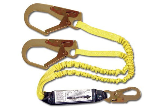 French Creek 6 ft Dual-Leg Elastic Shock Absorbing Web Lanyard