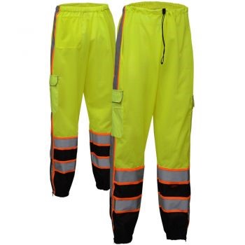 Class E Hi-Vis Mesh Safety Pants with Cargo Pockets