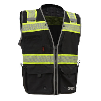 ONYX Hi-Vis Ripstop Surveyor Safety Vest with Teflon Shield+