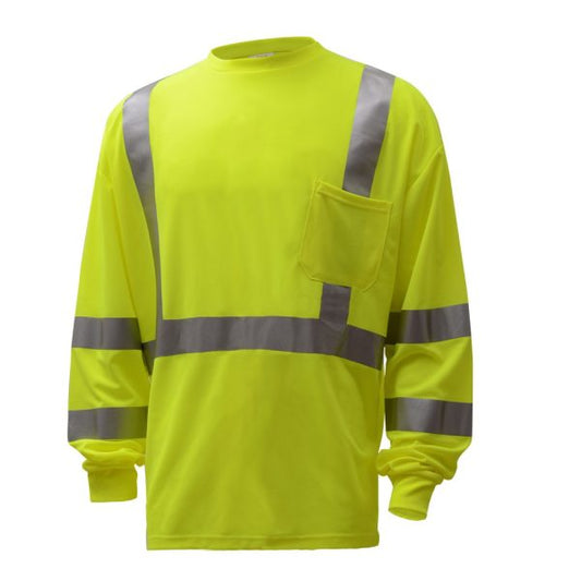 ANSI/ISEA Hi-Vis Long Sleeve Birdseye Mesh T-Shirt