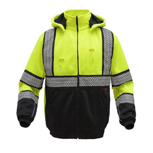 GSS Onyx Class 3 High-Visibility Winter Sweatshirt with Fabric Protection