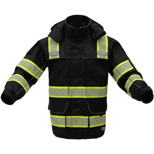 GSS Safety 3-in-1 Hi-Vis Ripstop Safety Parka with Fleece Liner