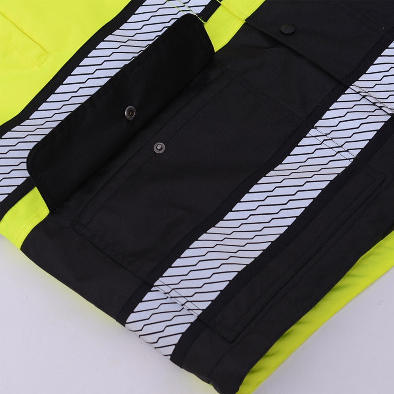 GSS Safety 3-in-1 Hi-Vis Ripstop Safety Parka with Fleece Liner