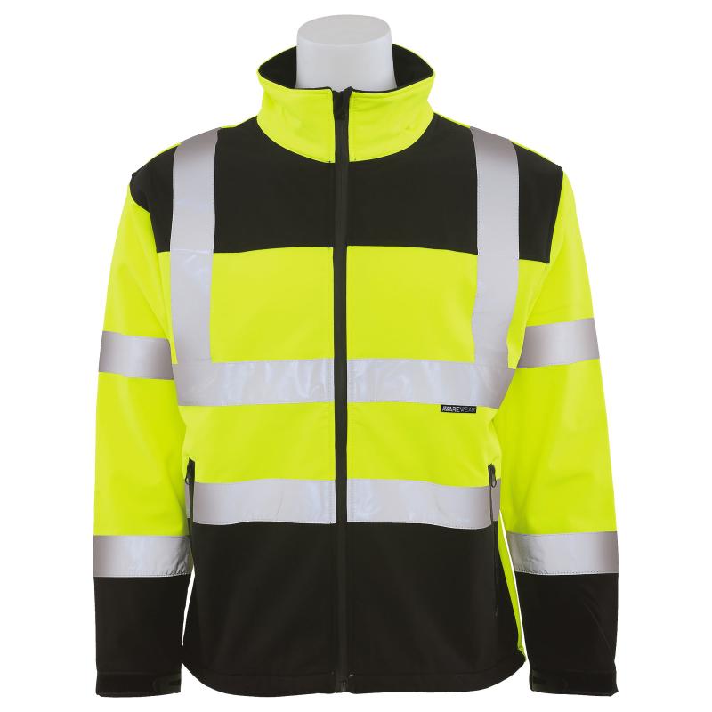 Portwest Men's Class 3 High-Visibility Soft Shell Safety Jacket