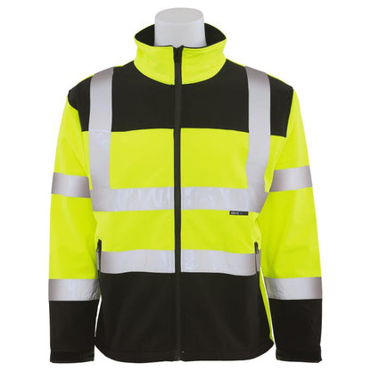 Portwest Men's Class 3 High-Visibility Soft Shell Safety Jacket