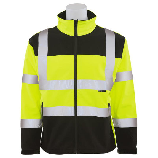 Portwest Men's Class 3 High-Visibility Soft Shell Safety Jacket