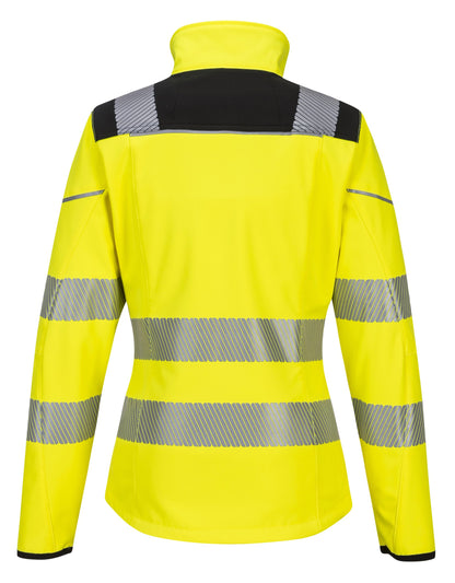 PW3 Hi-Vis Women's Softshell Jacket | Class 2 | ANSI/ISEA 107 Type R & P