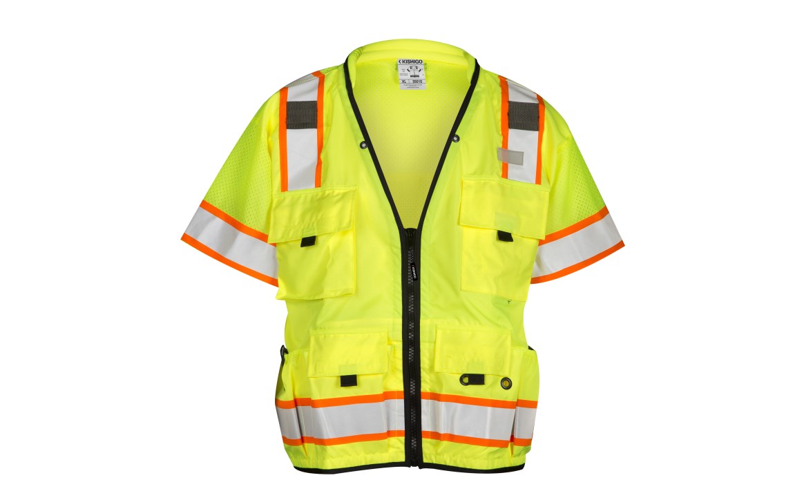 Kishigo Class 3 Professional Surveyors Safety Vest