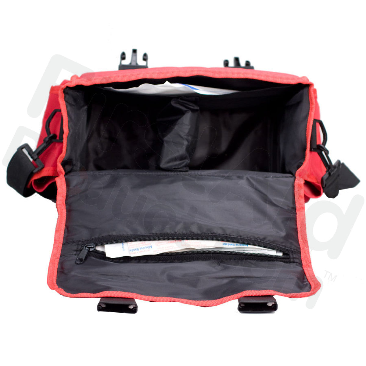 Large Red First Responder Bag – Semi-Rigid EMS & Rescue Carry Bag