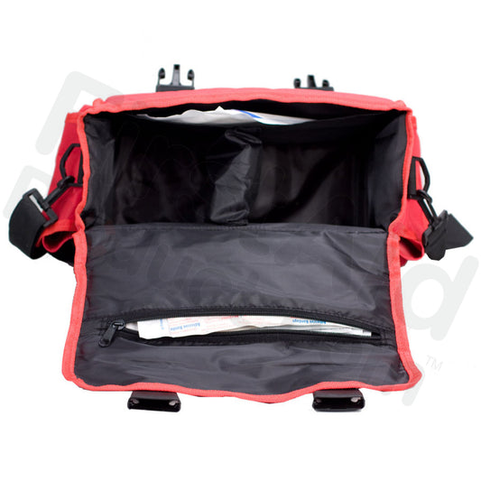 Large Red First Responder Bag – Semi-Rigid EMS & Rescue Carry Bag
