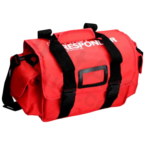 Large Red First Responder Bag – Semi-Rigid EMS & Rescue Carry Bag