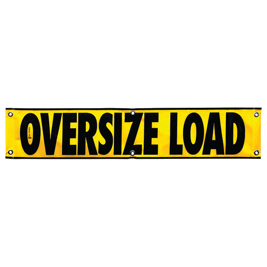 Oversize Load Banner – 12" x 60" Mesh