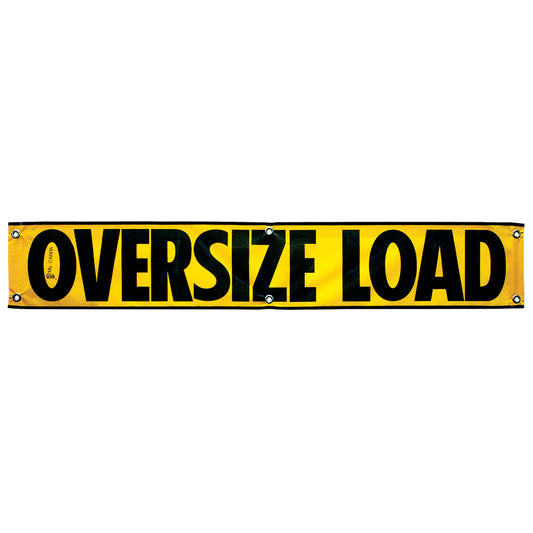 Oversize Load Banner – 12" x 72" Mesh