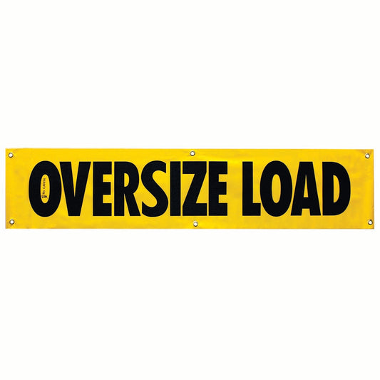 Oversize Load Banner – 18" x 84" Vinyl