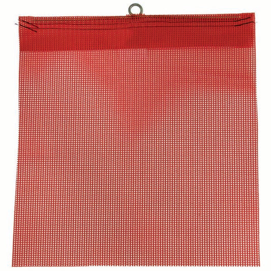 18" Red Mesh Flag with Wire Loop