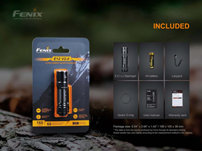 Fenix E12 V3.0 AA Flashlight