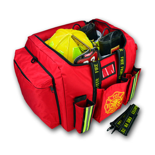 Lightning X LXFB20 Step-In Turnout Gear Bag – Rigid Padded, Reinforced Bottom, Red