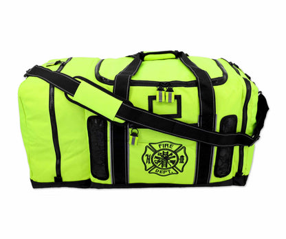 Lightning X Quad Vent Step-In Turnout Gear Bag – Hi-Vis Fluorescent Yellow