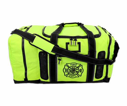 Lightning X Quad Vent Step-In Turnout Gear Bag – Hi-Vis Fluorescent Yellow