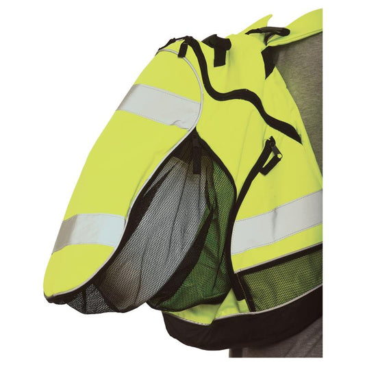 Hi-Vis Reflective Backpack – First Responder & Safety Crew Gear Bag
