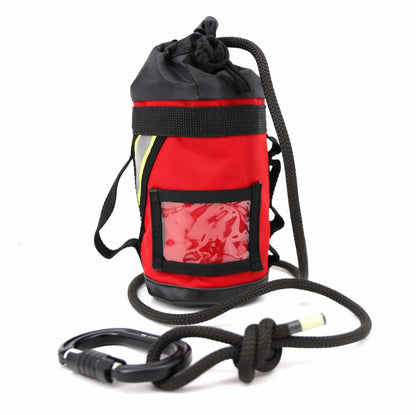 Lightning X Personal Escape Rope Bag – Firefighter Bail-Out Kit with NFPA Rope & Carabiner