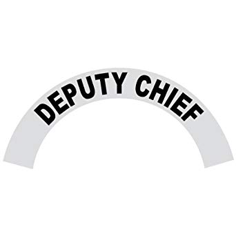 Deputy Chief Helmet Crescent – Reflective Helmet Decal