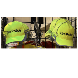 Hi-Viz Fire Police Baseball Cap Mesh Back