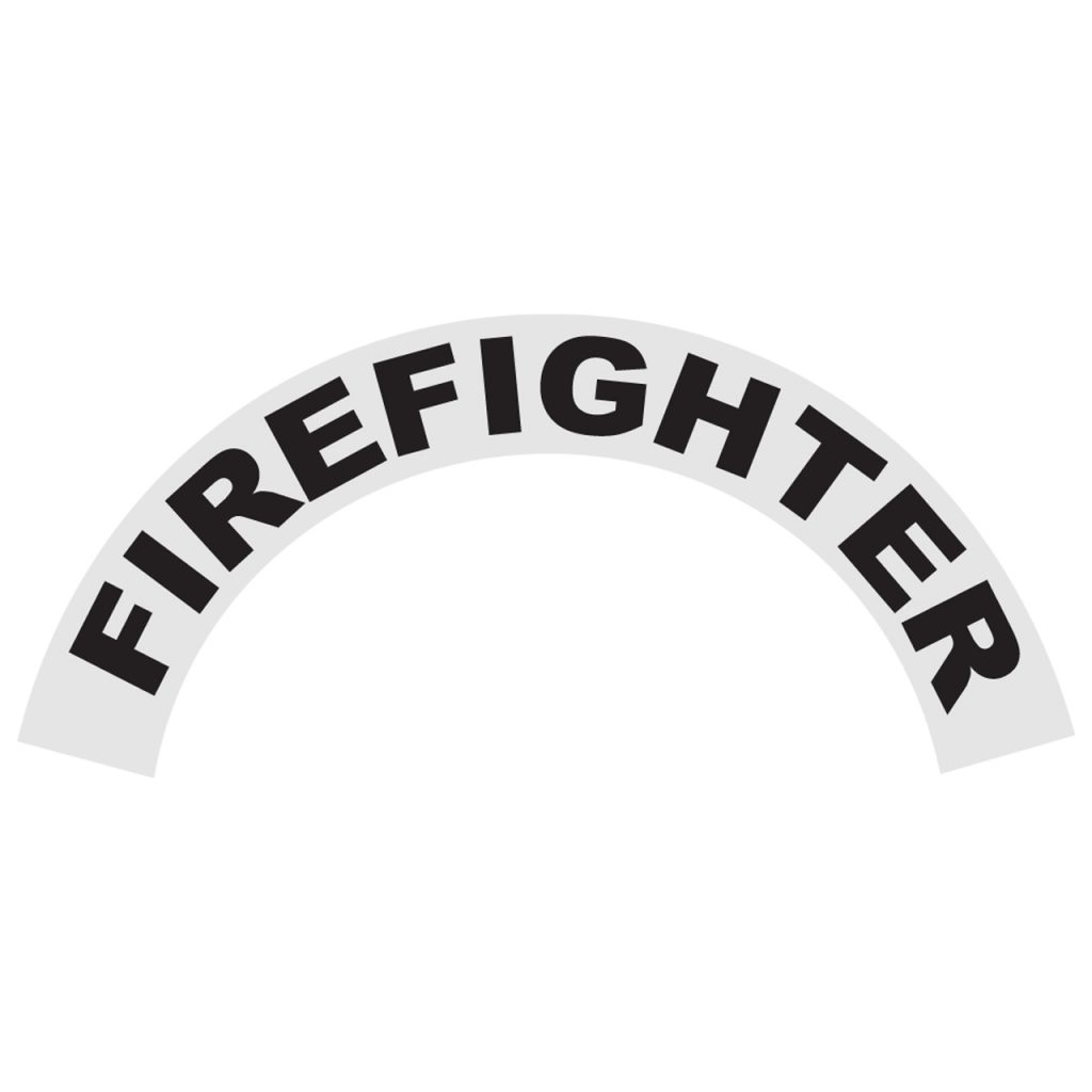 Firefighter Helmet Crescent – Reflective First Responder Helmet Decal