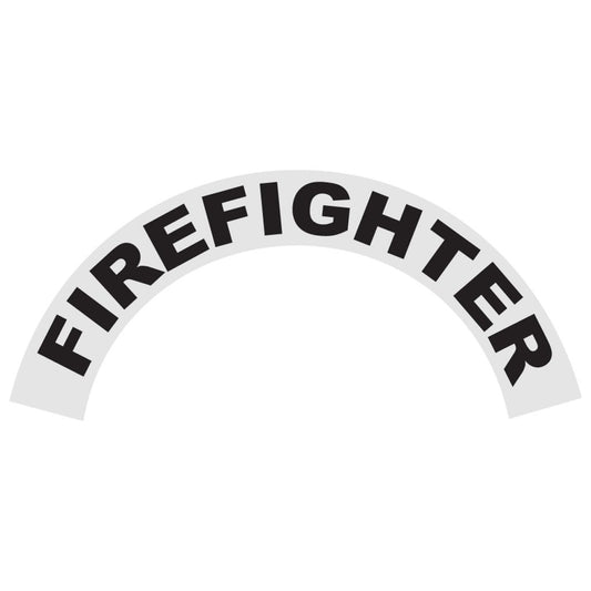 Firefighter Helmet Crescent – Reflective First Responder Helmet Decal
