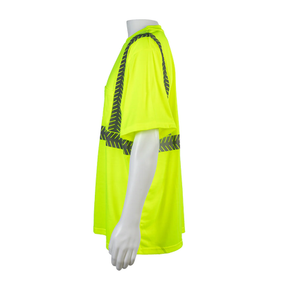 Class 2 Jersey Knit T-Shirt - Short Sleeve Comfort Stripe