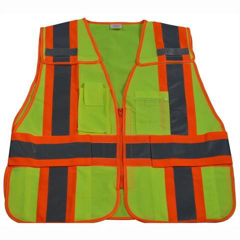Petra Roc Class 2 Two-Tone Expandable 5-Point Breakaway Public Safety Vest