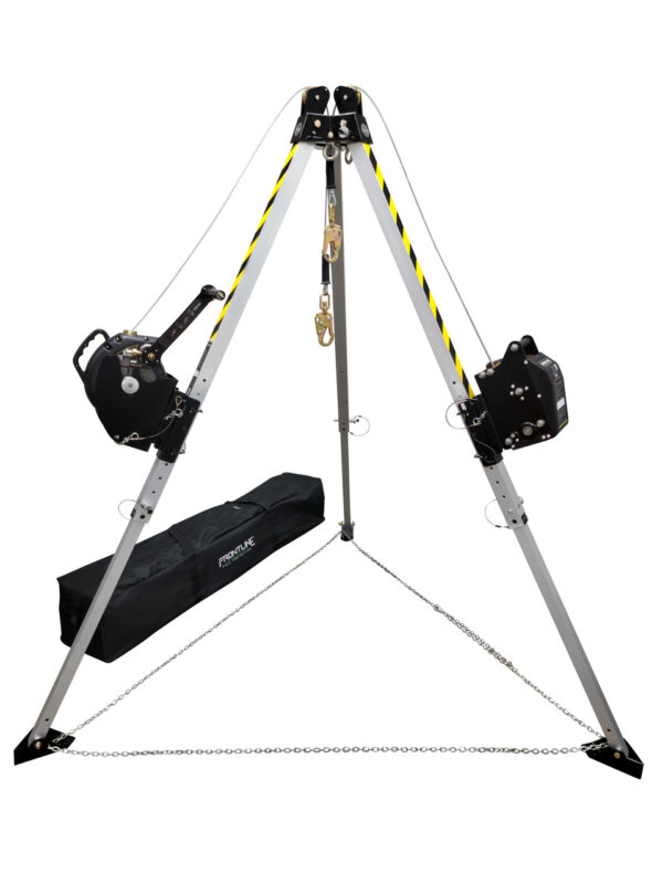 Frontline Megapod 7 ft Aluminum Confined Space Tripod with 60 ft Winch & 3-Way SRL
