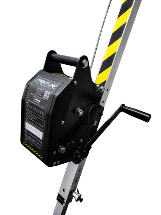 Frontline 60 ft Confined Space Winch with Steel Cable