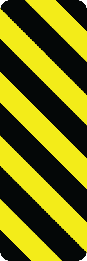 Left Clearance Marker - OM-3L - 12" x 36"