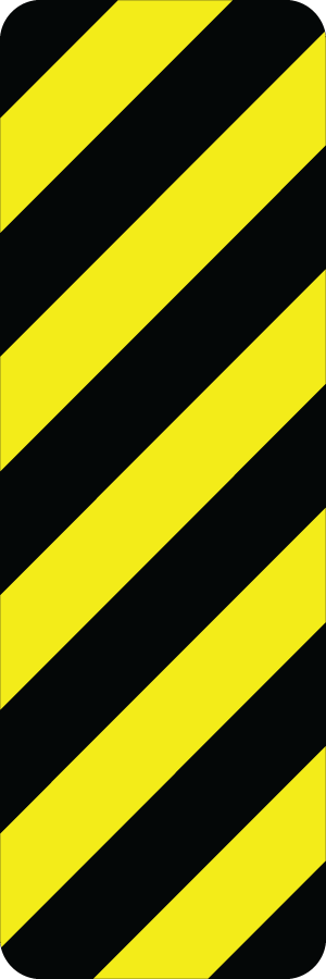 Right Clearance Marker - OM-3R - 12" x 36"